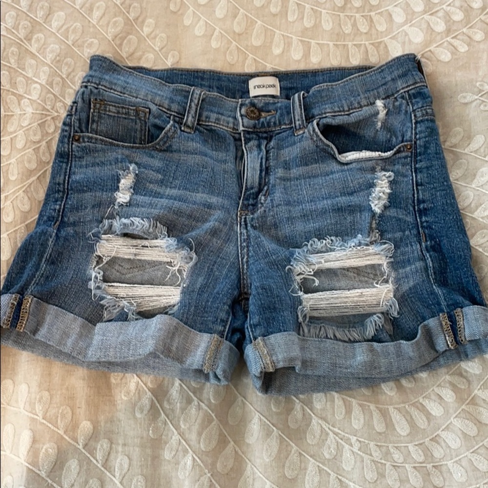 Jean shorts ripped size S